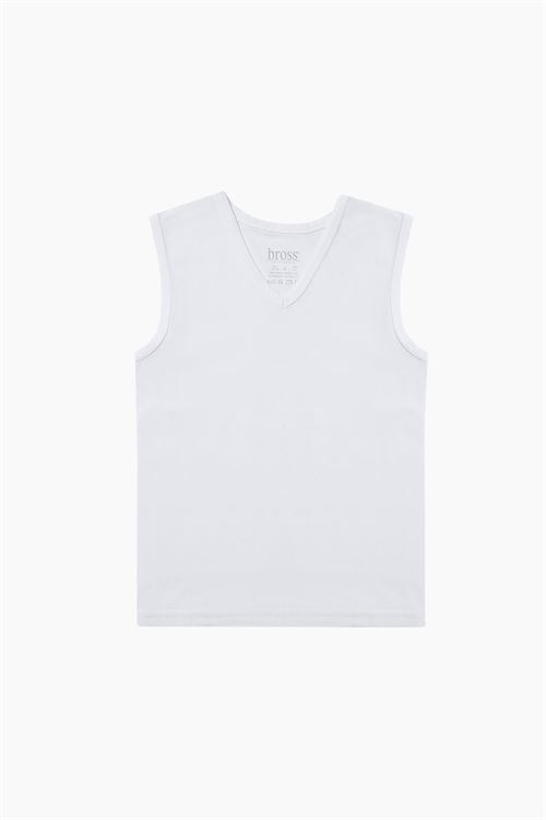 Boys Lycra V-Neck Vest 6