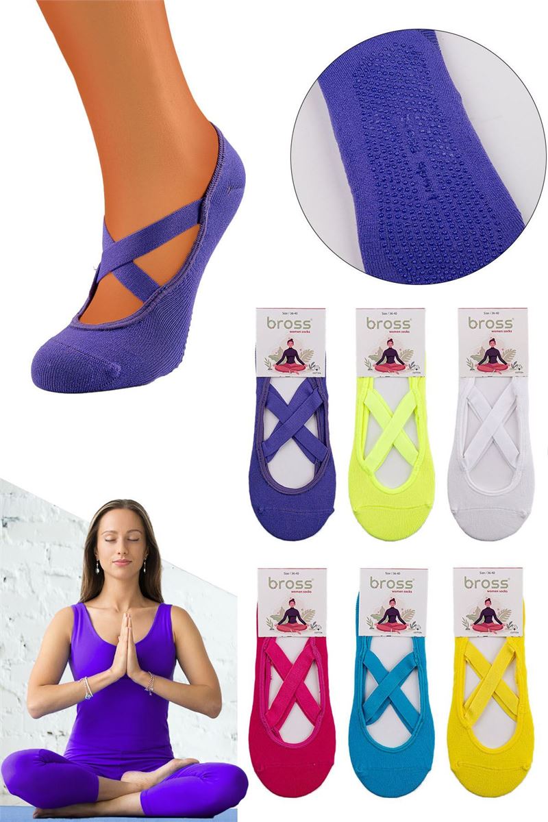 BROSS WOMEN YOGA SOCKS ASORTY