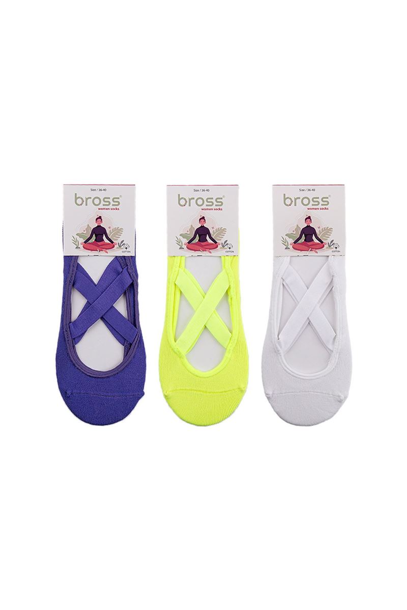 BROSS WOMEN YOGA SOCKS ASORTY