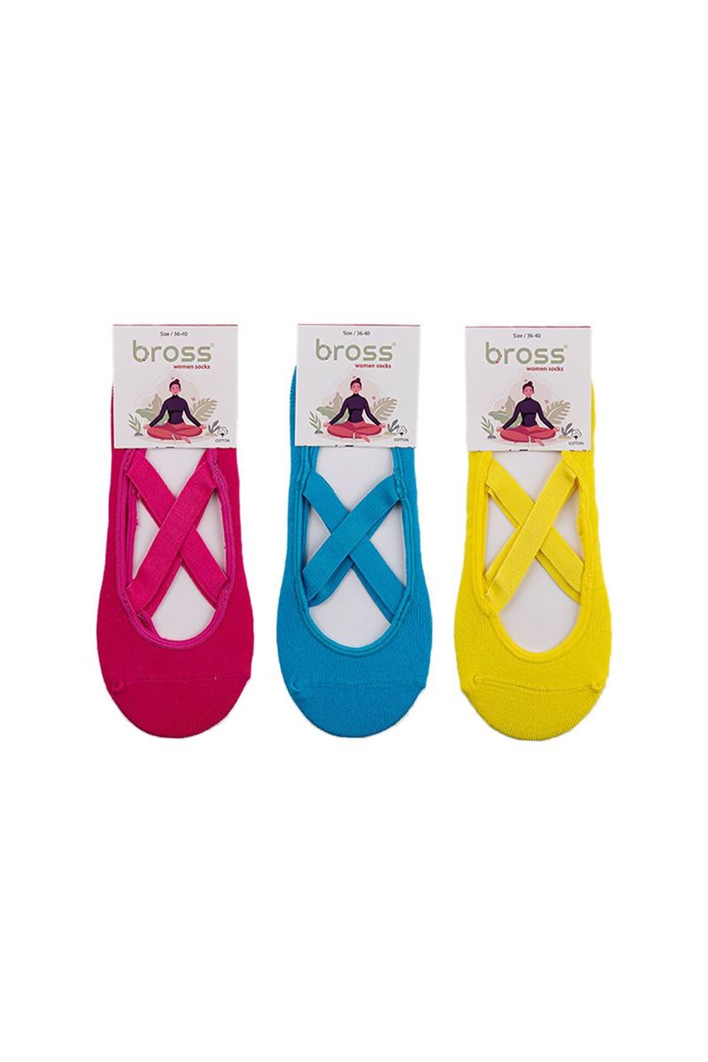 BROSS WOMEN YOGA SOCKS ASORTY