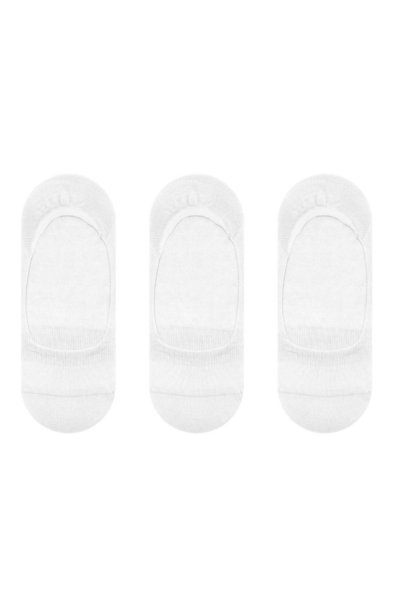 BROSS SIMPLE WOMEN S INVISIBLE SOCKS WHITE