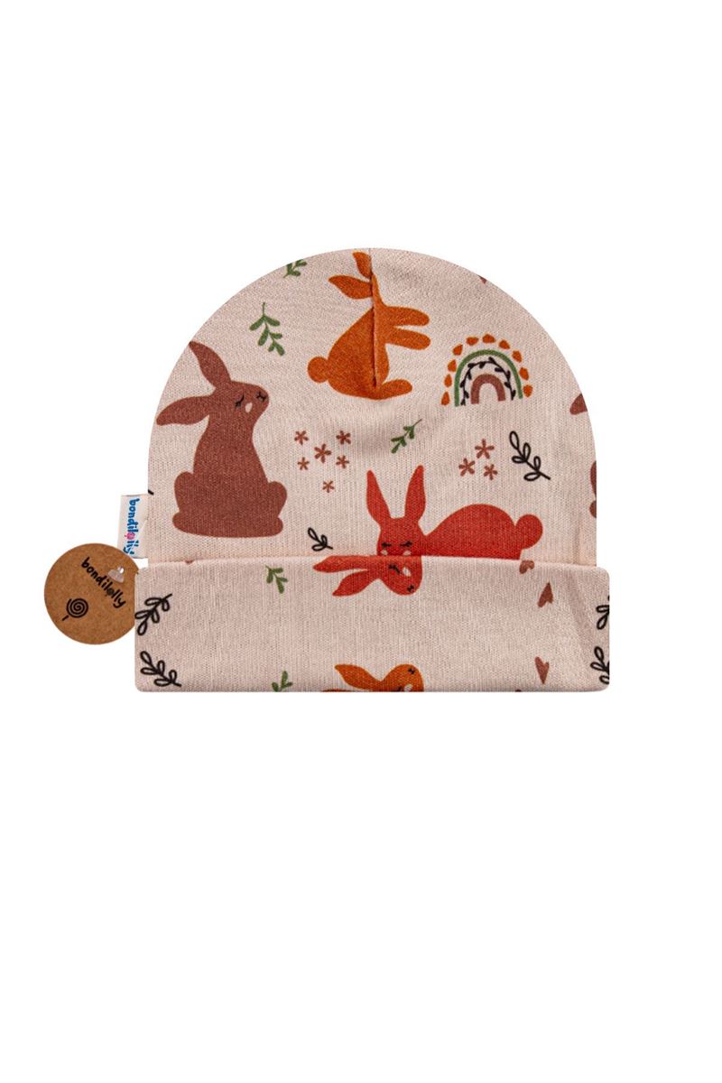 BROSS BABY 100% COTTON INTERLOCK HAT RED