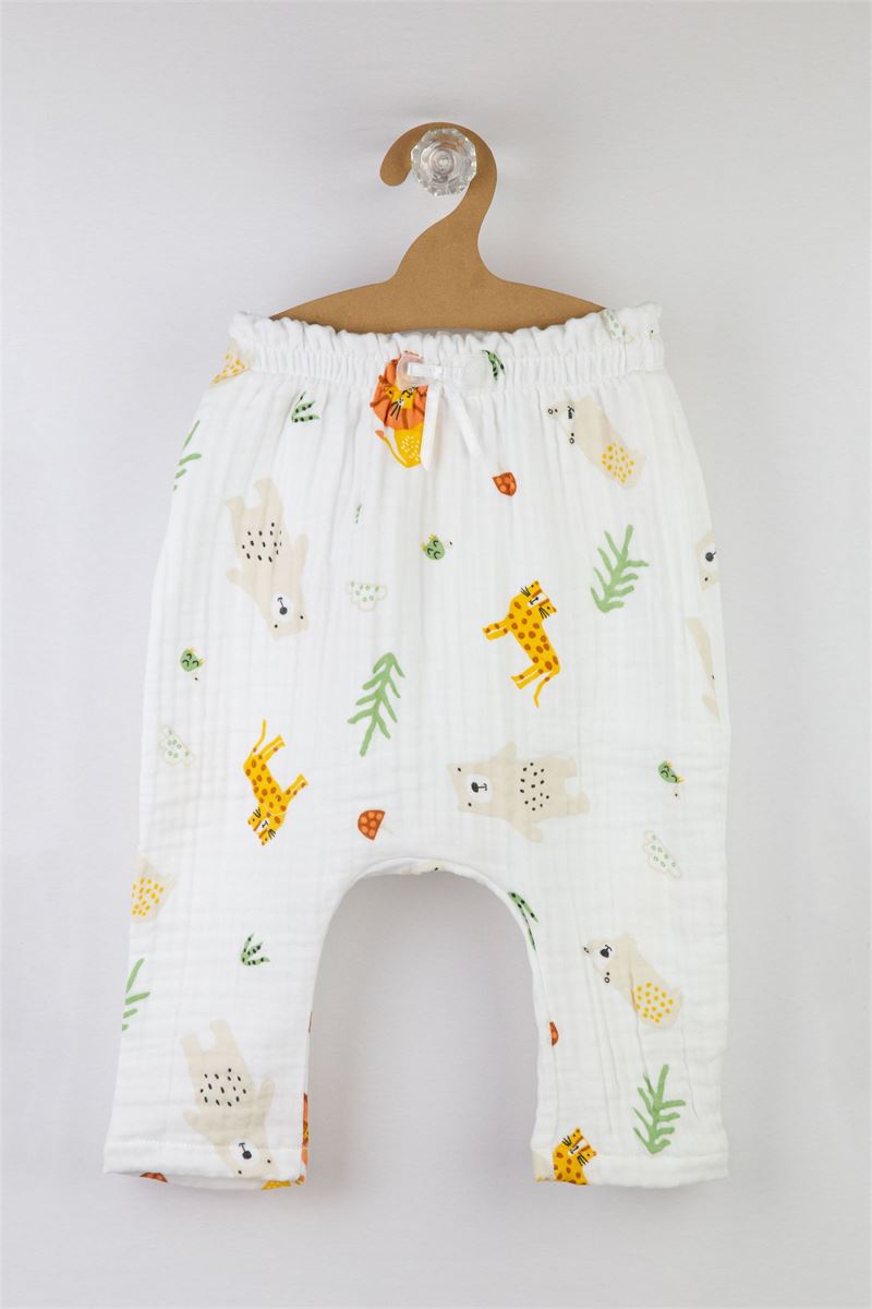 BONDILOLLY BABY 100% COTTON MUSLIN PANTS 