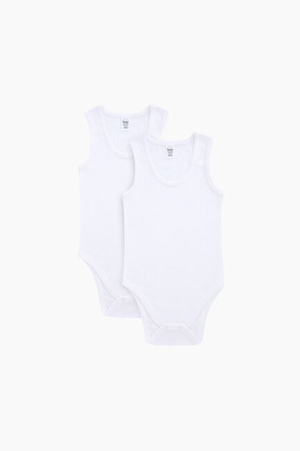 Organic Sleeveless Babies  Body With Snap Crotch 6