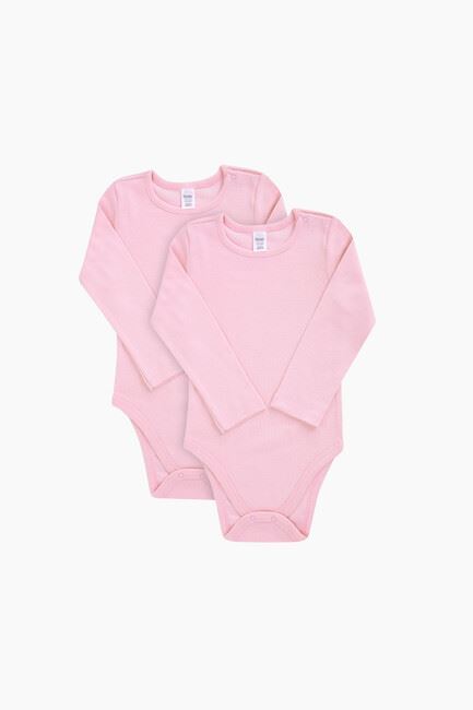 Organic Long Sleeve Babies  Body With Snap Crotch 6