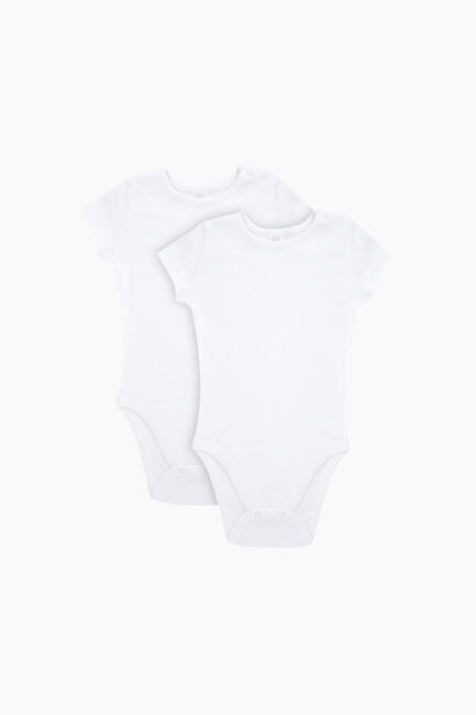 Organic Half Sleeve Babies  Body With Snap Crotch 6