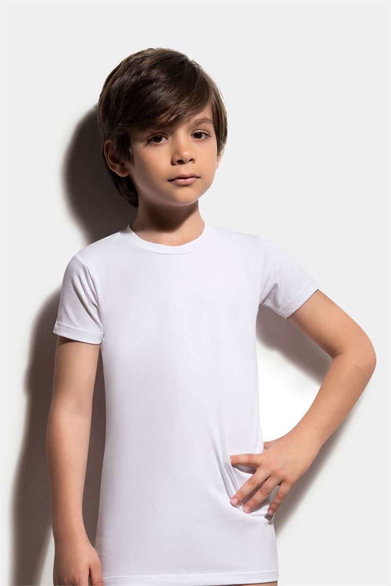 BROSS BOYS LYCRA VEST WHITE