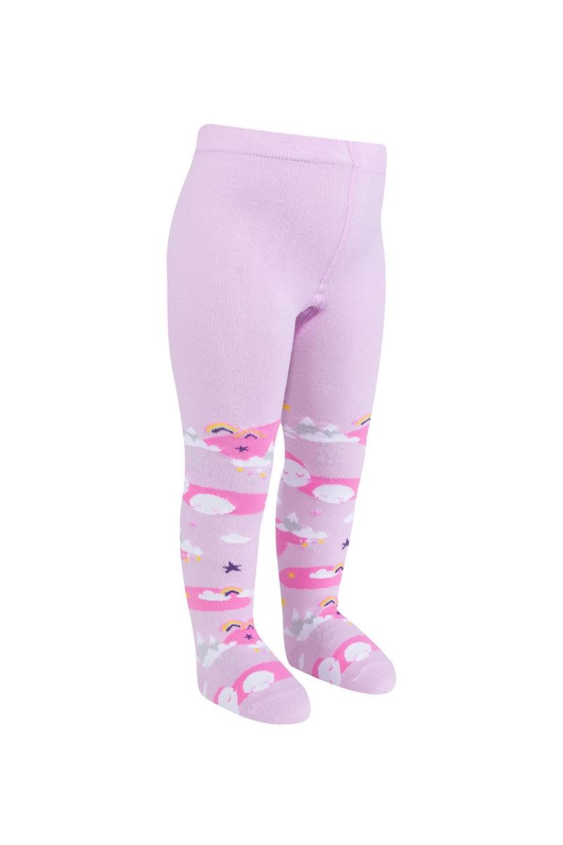 BROSS MOON PATTERNED BABY GIRLS  SOCKS ASORTY