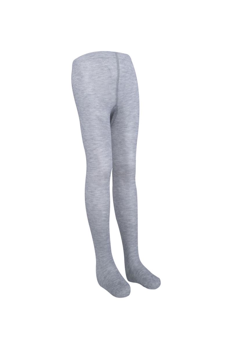 BROSS SIMPLE BAMBOO KIDS  TIGHTS GRAY MELANGE