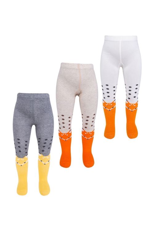 Fox Patterned Baby Boys  Tights 6