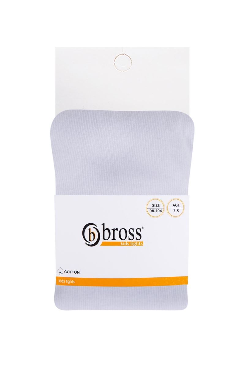 BROSS SIMPLE KIDS  TIGHTS WHITE