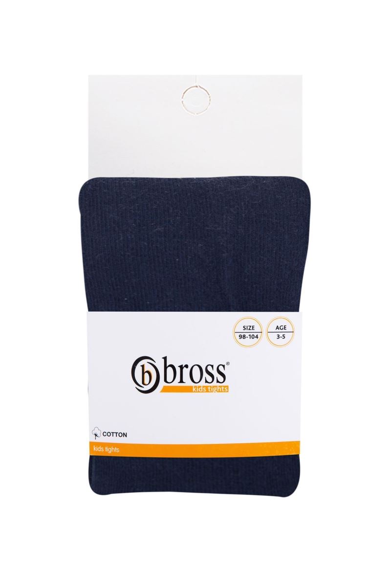 BROSS SIMPLE KIDS  TIGHTS NAVY BLUE