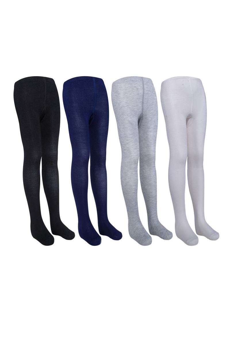 BROSS SIMPLE BAMBOO KIDS  TIGHTS GRAY MELANGE