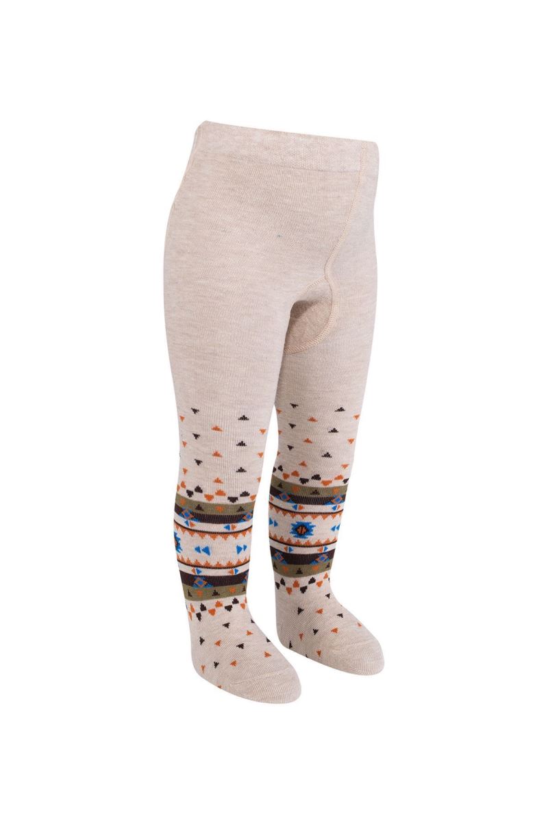 BROSS RUG PATTERNED BABY BOYS  TIGHTS ASORTY