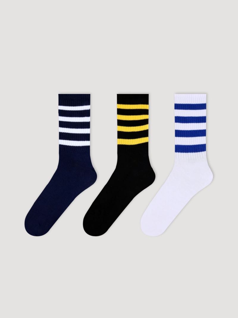 BROSS COLORFUL RINGED MEN S SOCKS ASORTY