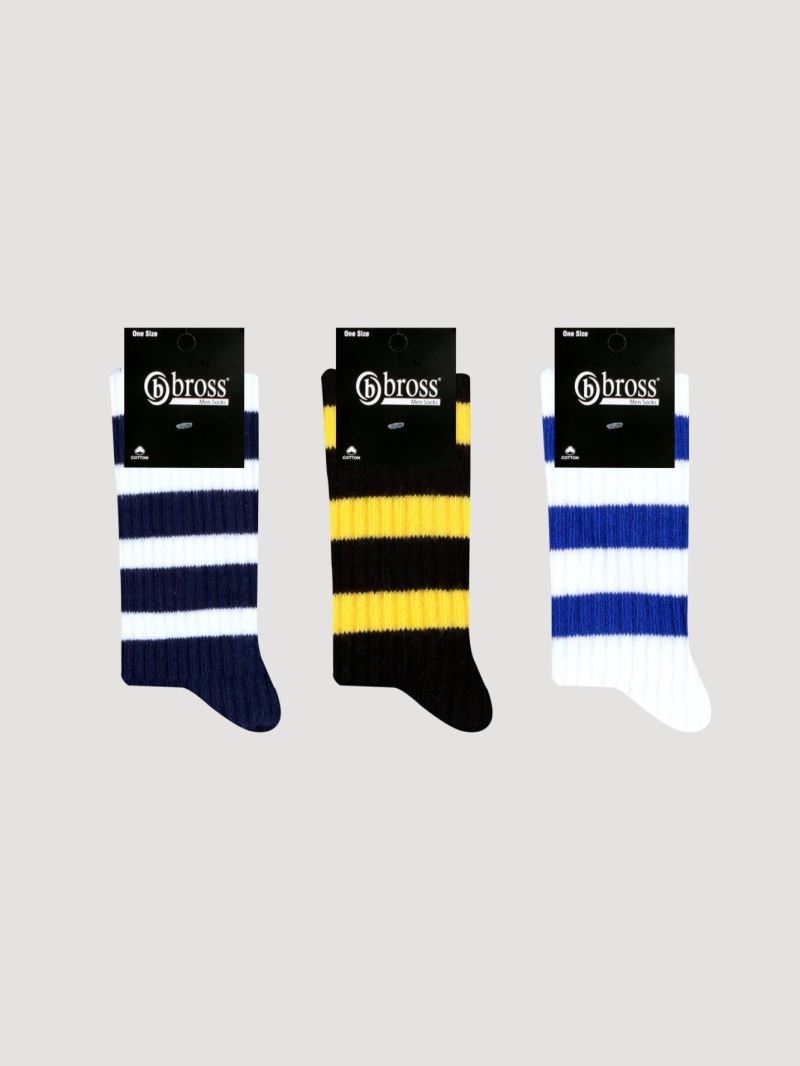 BROSS COLORFUL RINGED MEN S SOCKS ASORTY