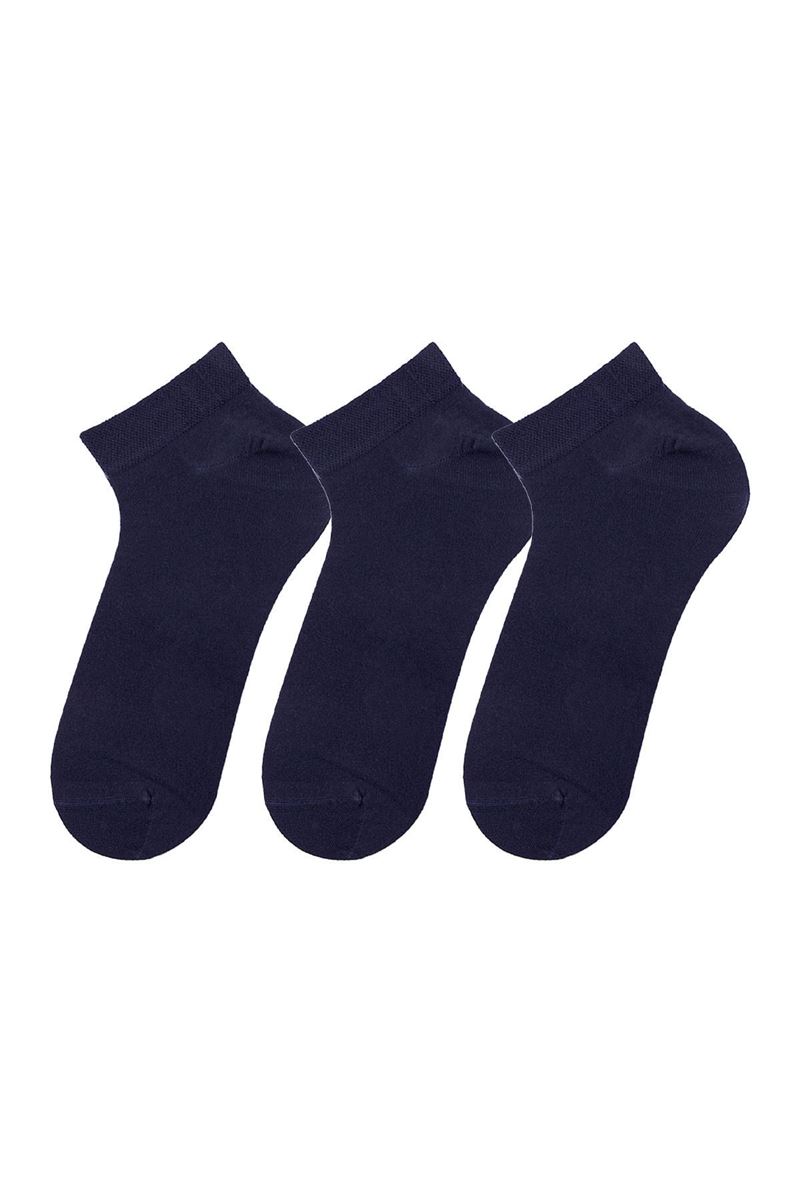 BROSS SIMPLE BAMBOO MEN S BOOTIES NAVY BLUE