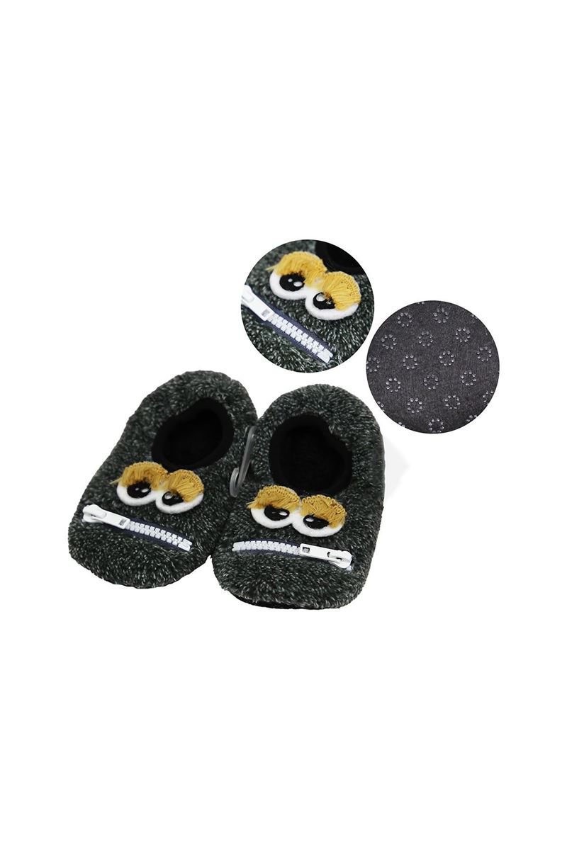 BROSS ZIPPERED BLACK FACE BOYS’ HOUSE BOOTS ASORTY