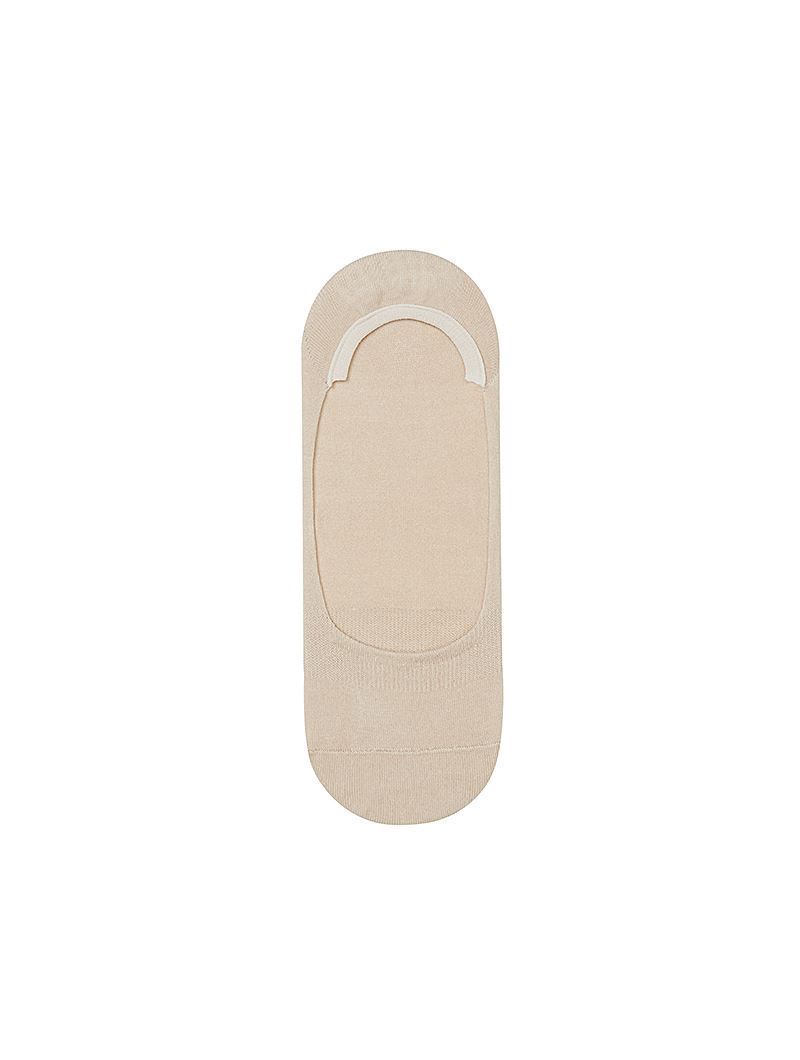 BROSS SIMPLE NON-SLIP PATTERNED OPEN MEN S INVISIBLE SOC BEIGE