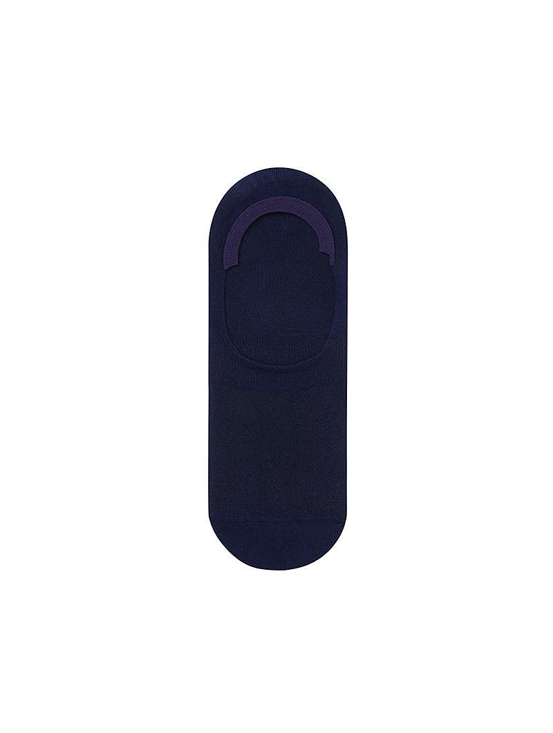 BROSS SIMPLE NON-SLIP PATTERNED CLOSED MEN S INVISIBLE S NAVY BLUE