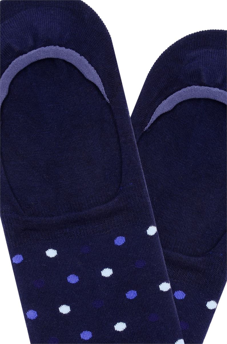 BROSS COLORFUL SPOTTED MENS UNVISIBLE SOCKS ASORTY