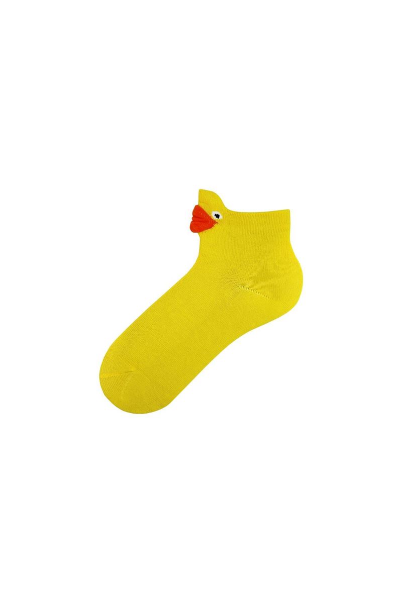 BROSS 3D DUCK PATTERNED BOYS MID-CALF SOCKS ASORTY