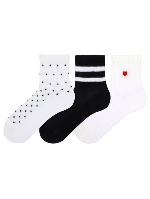 Ringed Point Girls Socks 12