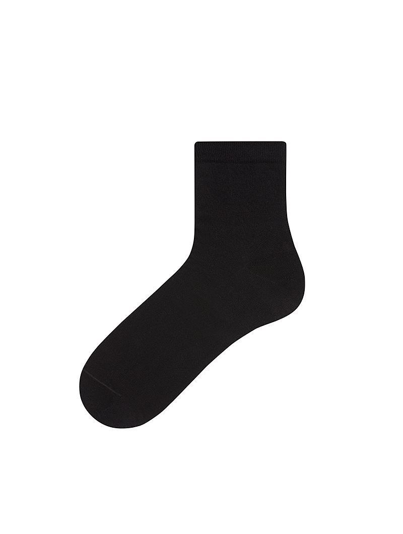 BROSS SIMPLE MEN S SHORT STOCKING SOCKS BLACK