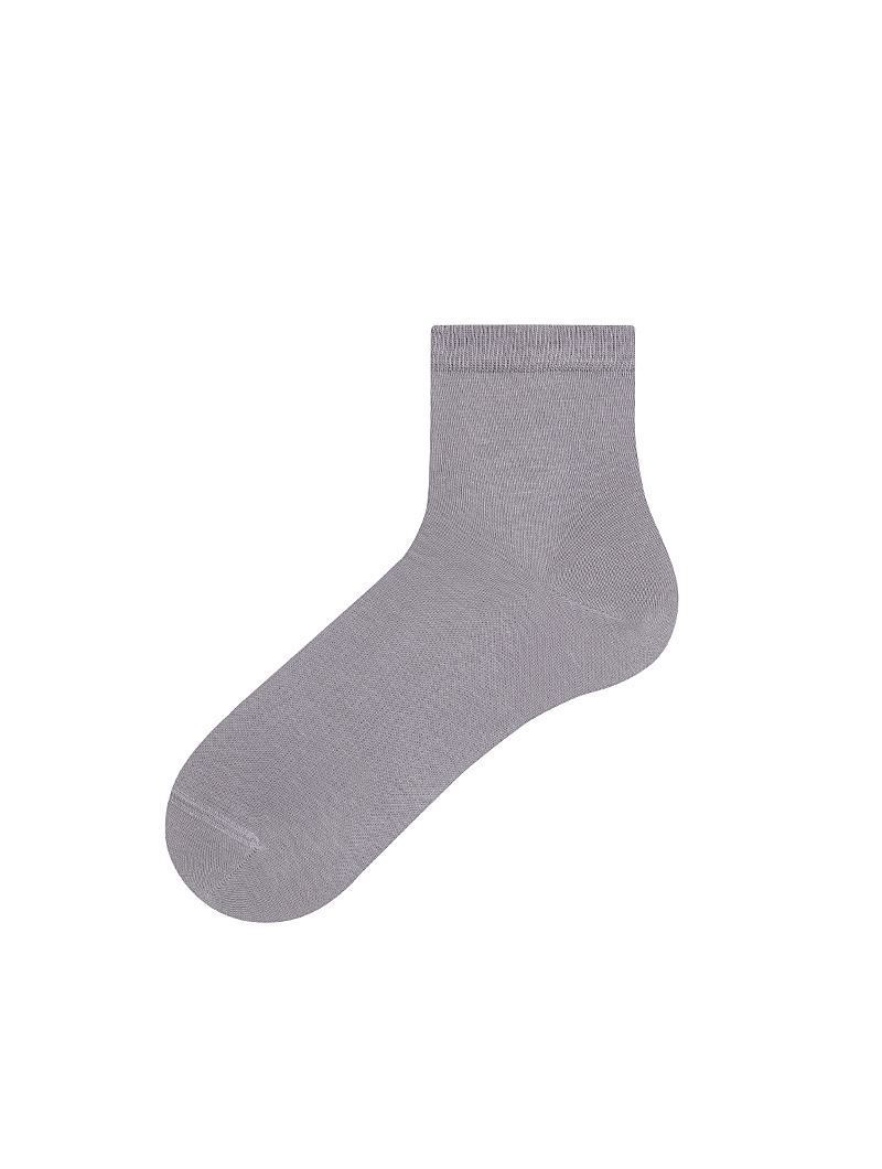 BROSS SIMPLE MEN S SHORT STOCKING SOCKS GREY