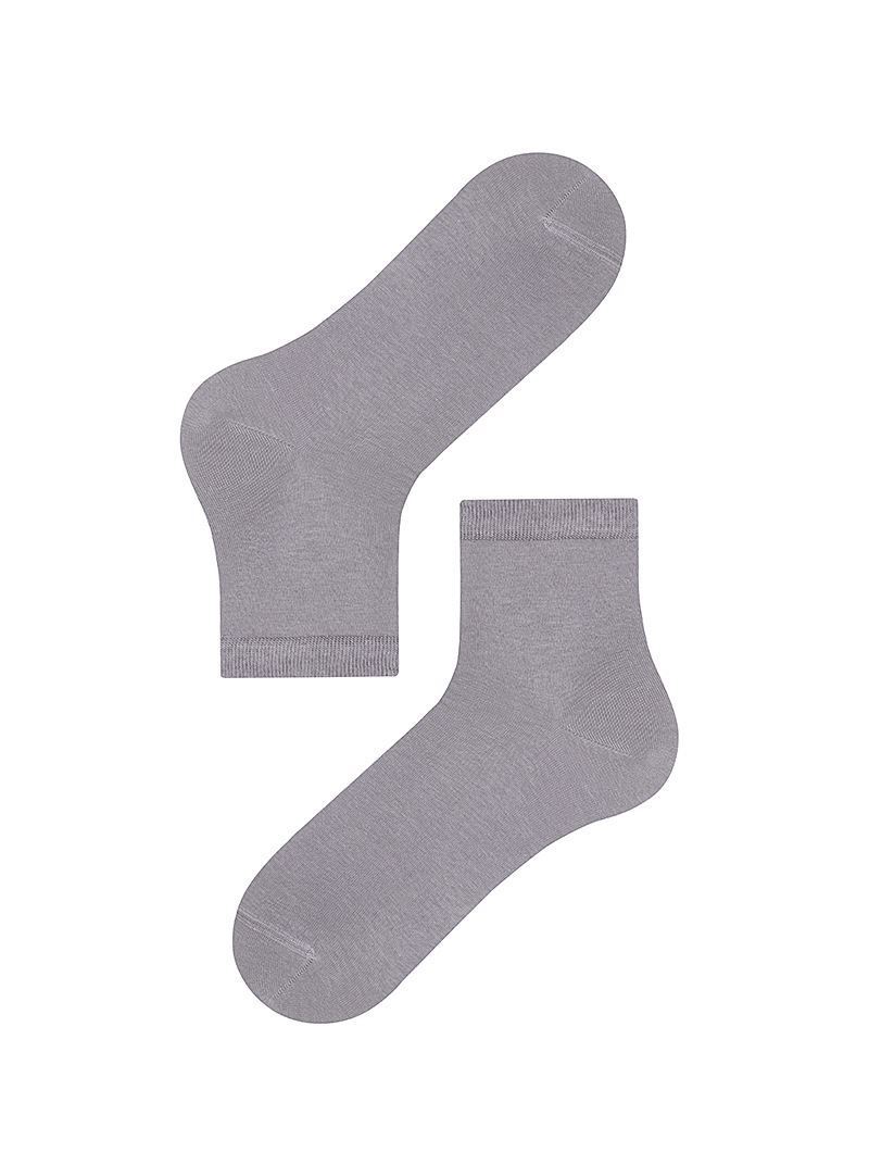 BROSS SIMPLE MEN S SHORT STOCKING SOCKS GREY