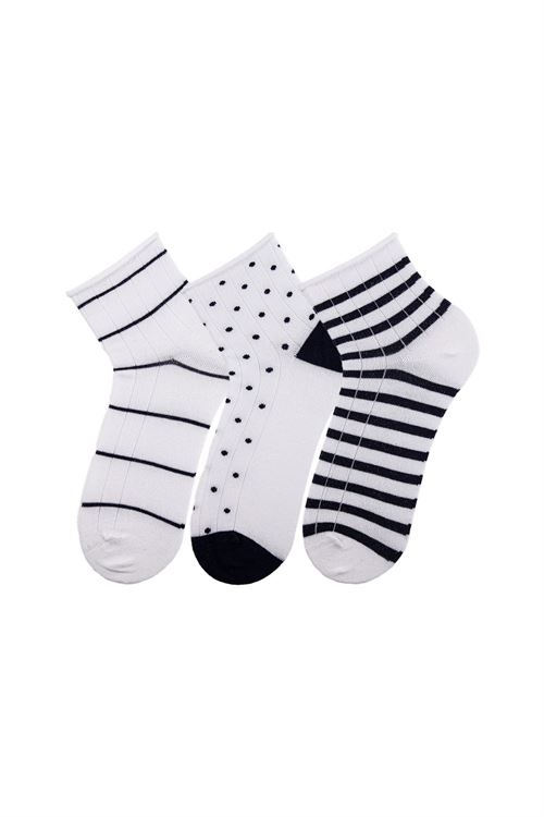 Women No-Rubber Midcalf Socks 12