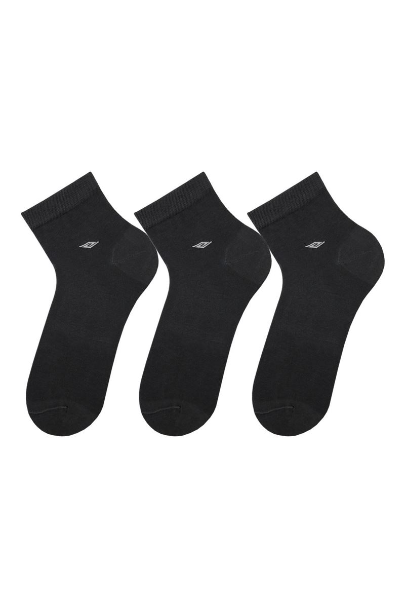 BROSS MEN S SHORT STOCKING SOCKS WITH HIGH COTTON RATIO BLACK