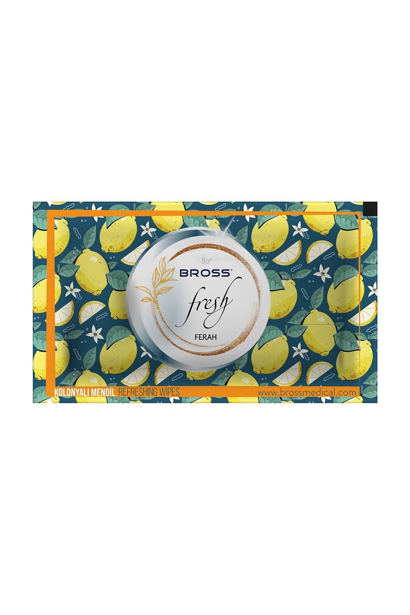 BROSS LEMON WET WIPES ASORTY