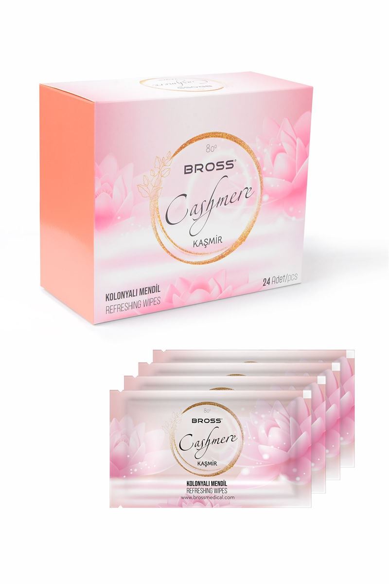 BROSS CASHMERE WET WIPES ASORTY