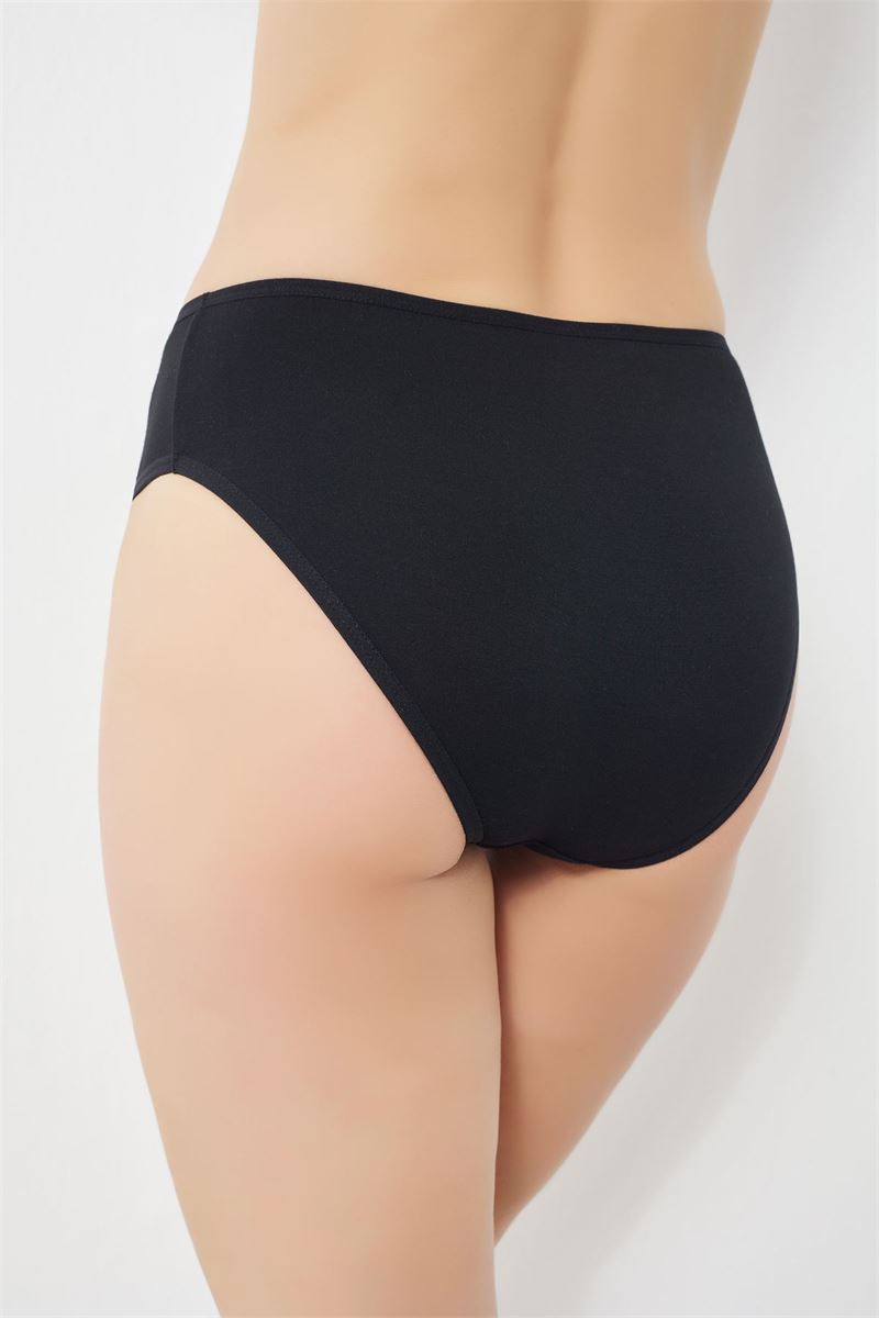 BROSS WOMEN LYCRA BAMBOO PANTIES BLACK