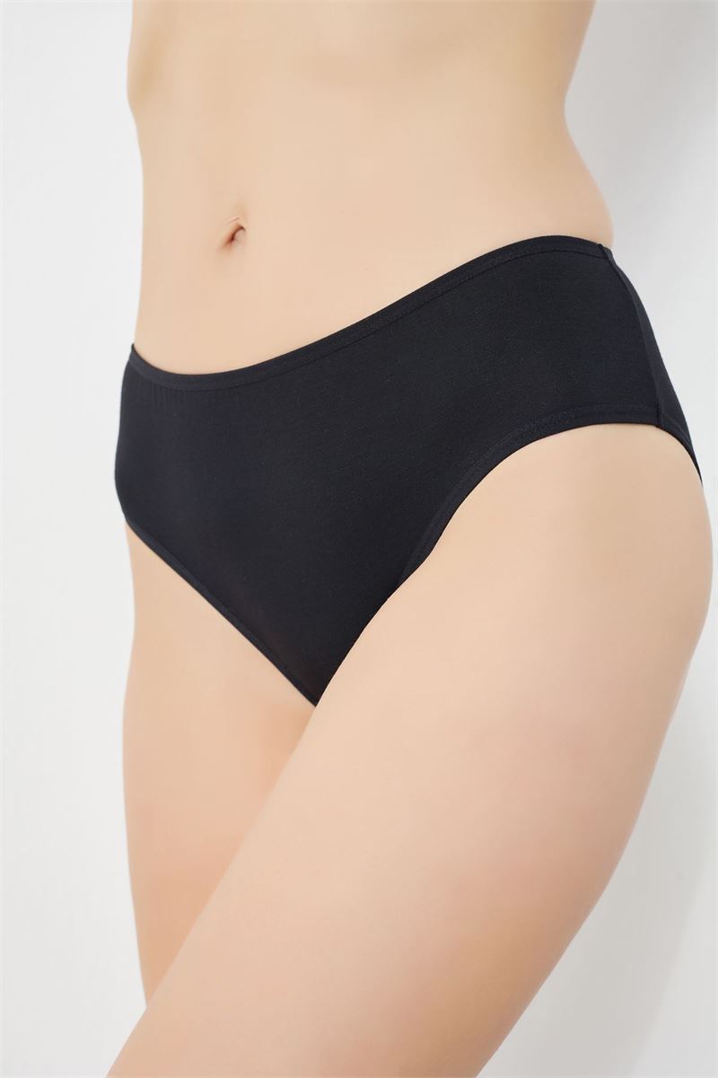 BROSS WOMEN LYCRA BAMBOO PANTIES BLACK