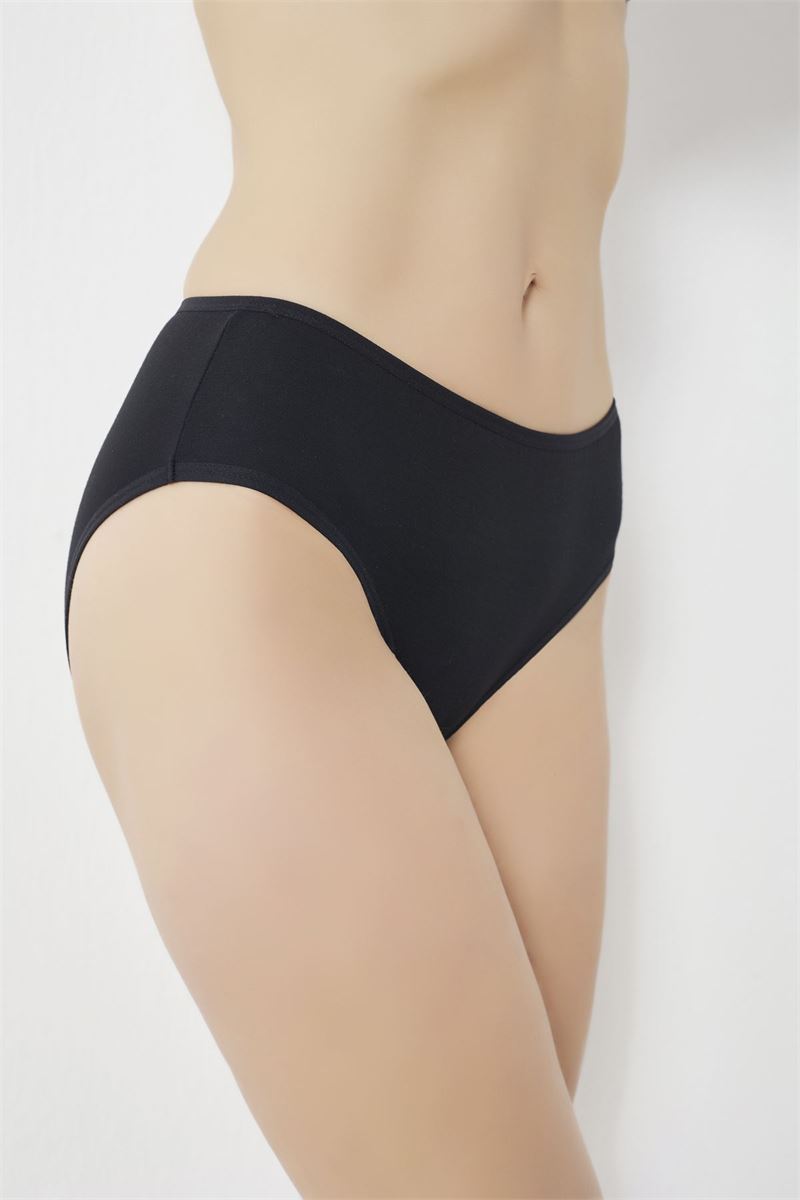 BROSS WOMEN LYCRA BAMBOO PANTIES BLACK