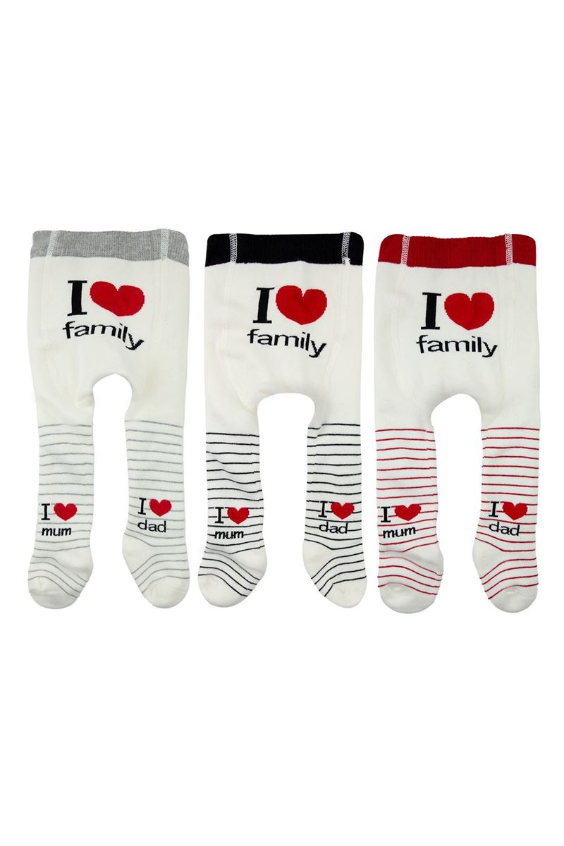 BROSS FAMILY THEMED BABY GIRLS  TERRY SOCKS ASORTY