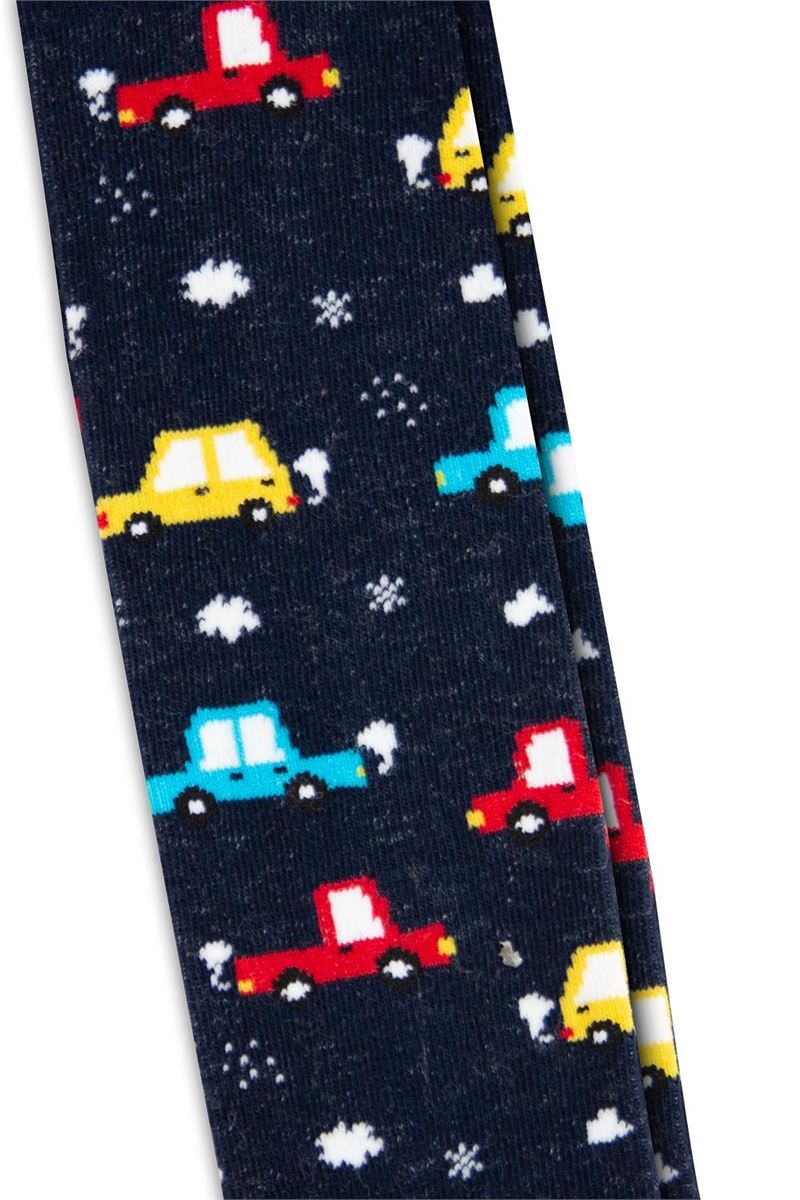 BROSS CARS PATTERN BABY BOY TIGHTS ASORTY