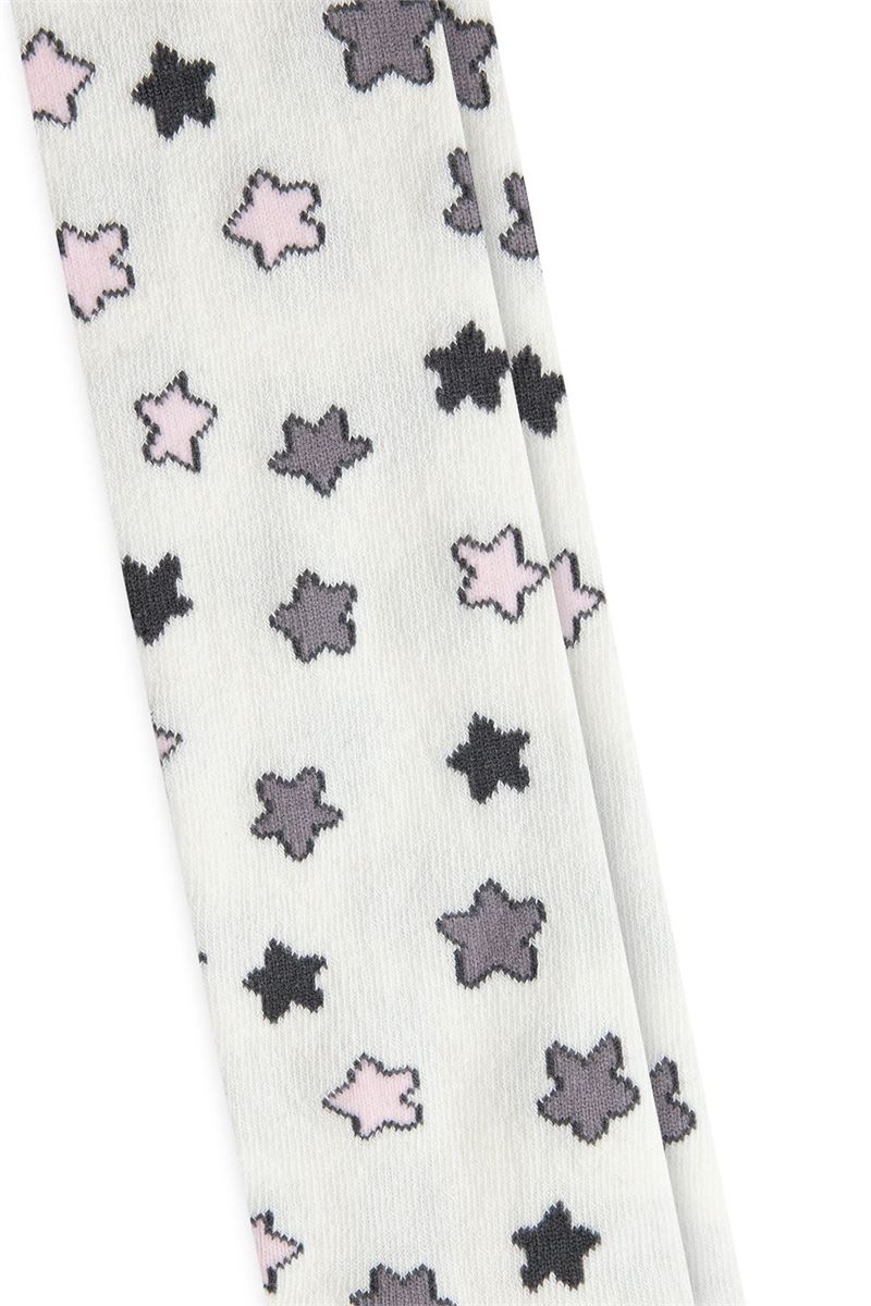 BROSS BABY GIRL TIGHTS CLOUD PATTERNED ASORTY