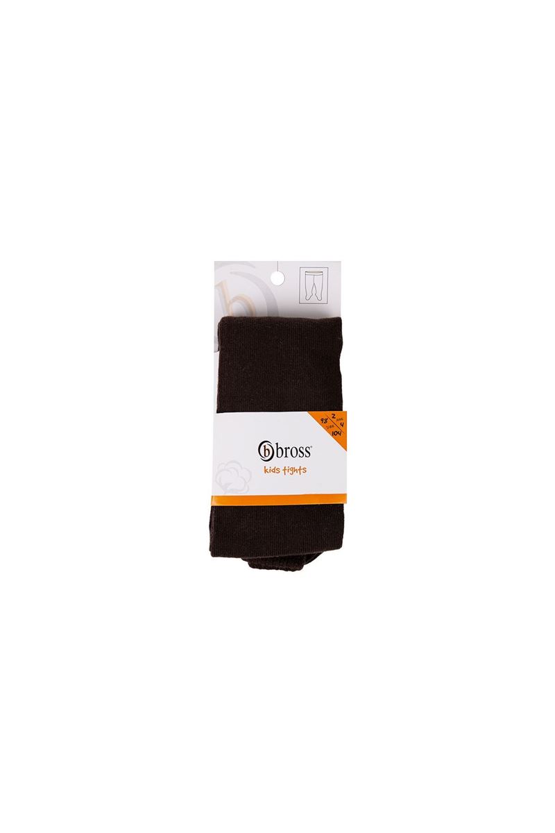 BROSS SIMPLE KIDS  TIGHTS BROWN