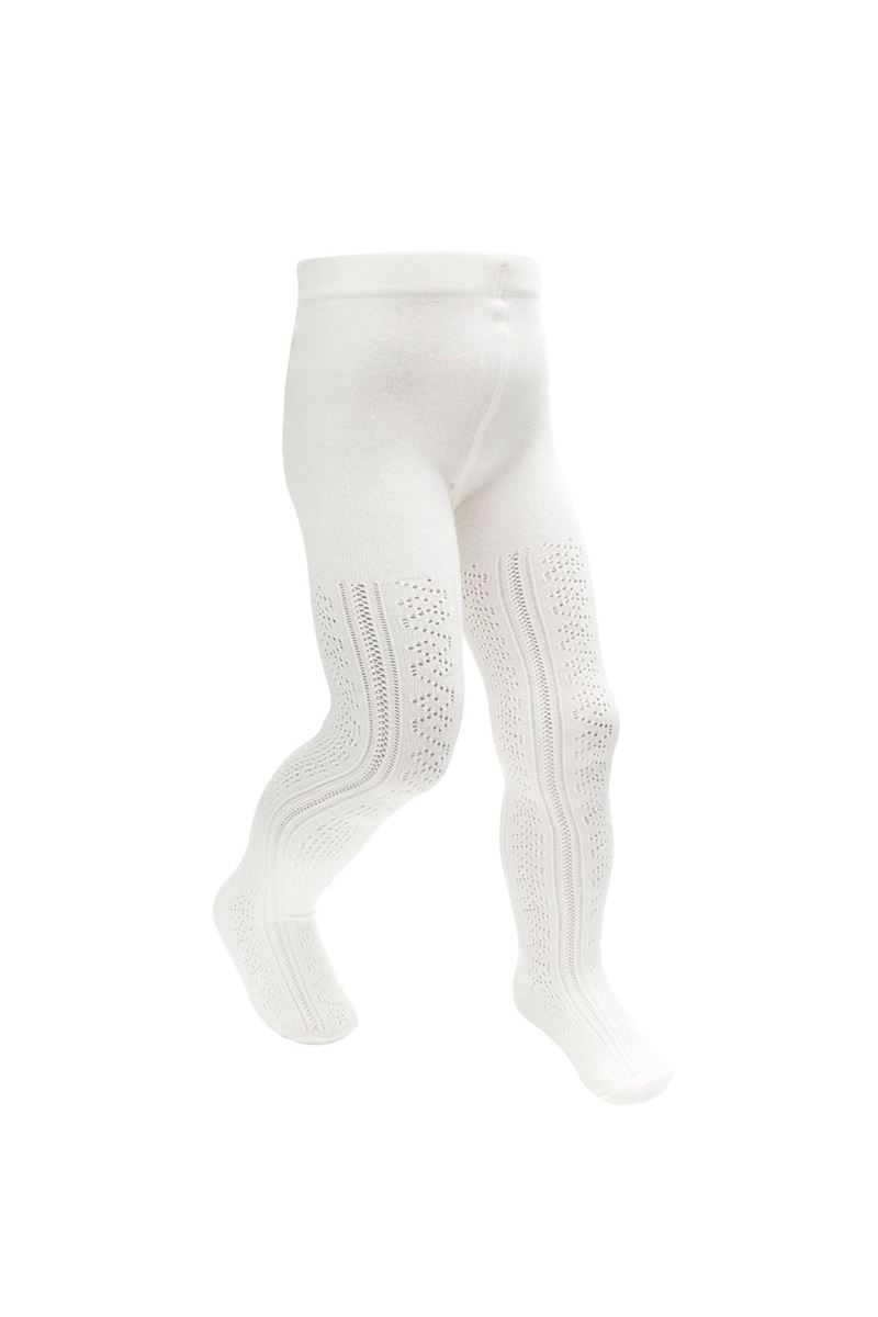 BROSS NET GIRLS  TIGHTS WHITE