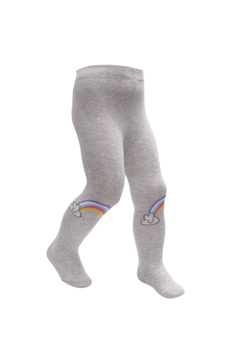 BROSS RAINBOW, CLOUD,CROWN PATTERNED  BABY GIRLS TIGHTS ASORTY