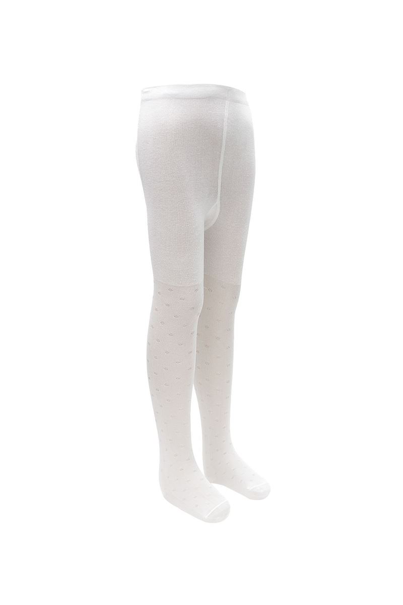 BROSS POINT BABY GILS  TIGHTS WHITE