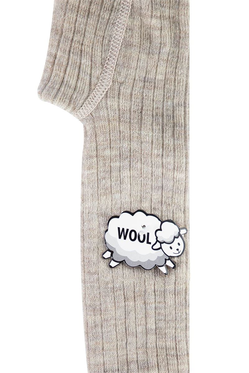 BROSS BABY BOY WOOL TIGHTS DERBY SOCKS GREY