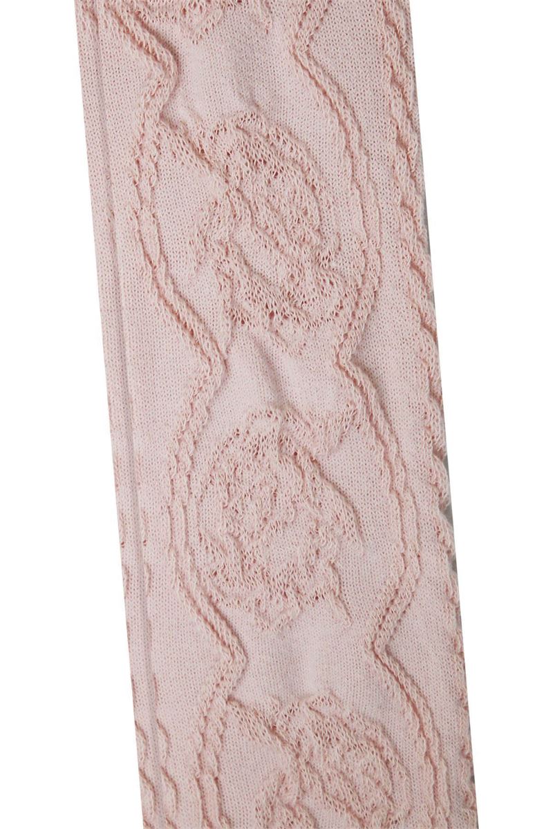 BROSS EMBOSSED ROSE PATTERNED GIRLS PANTYHOSE ASORTY