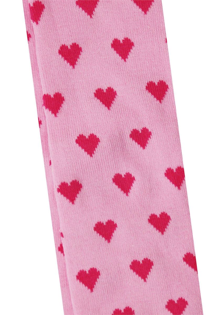 BROSS HEART PATTERNED GIRLS TIGHTS ASORTY