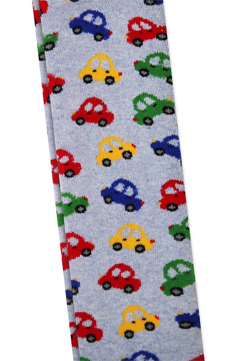 BROSS AUTOMOBILE PATTERN BABY BOY TERRY TIGHTS ASORTY