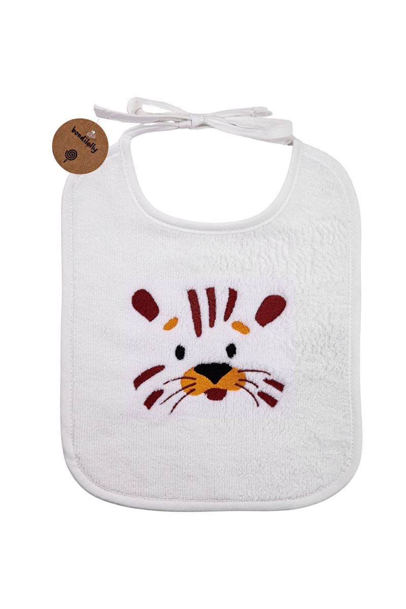 BONDILOLLY BABY BIB COTTON EMBROIDERED 