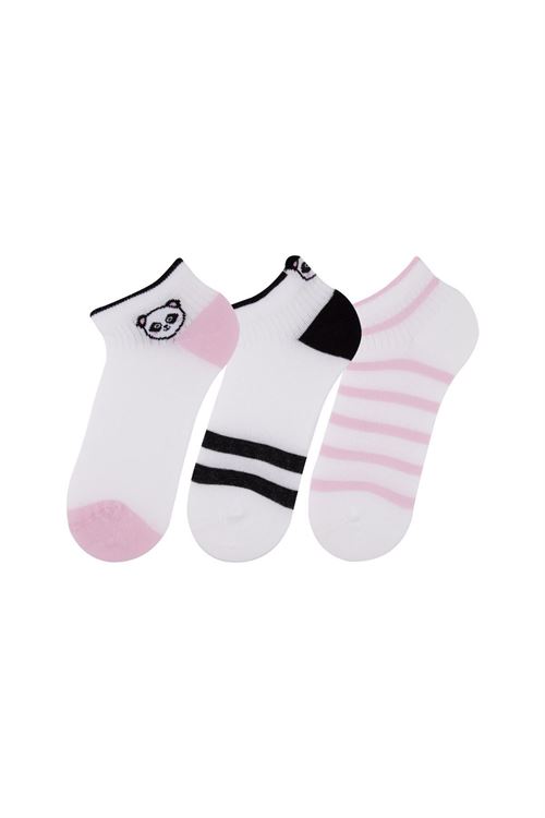 3D PANDA GIRLS ANKLE SOCKS 12